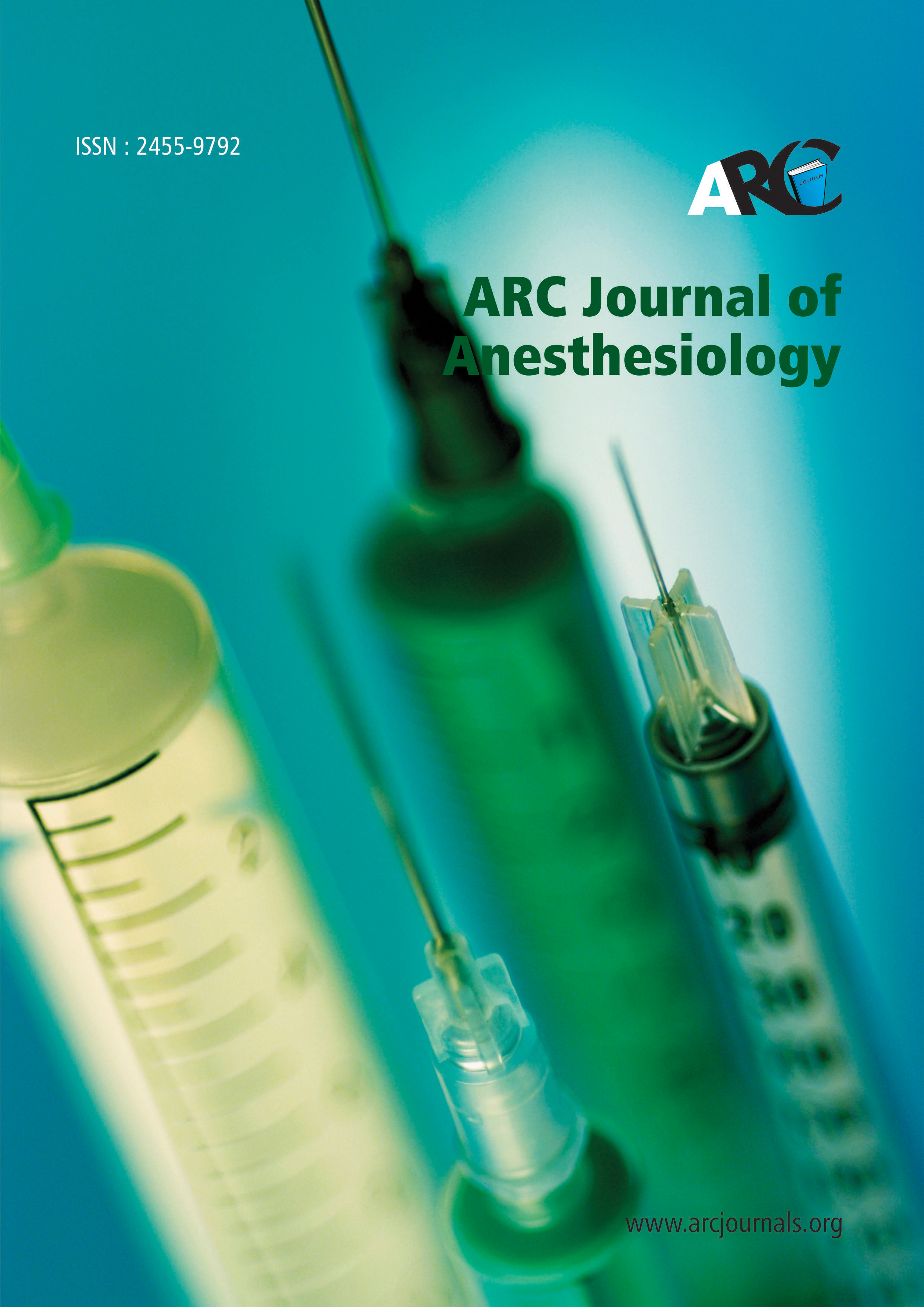 recent research articles in anesthesiology